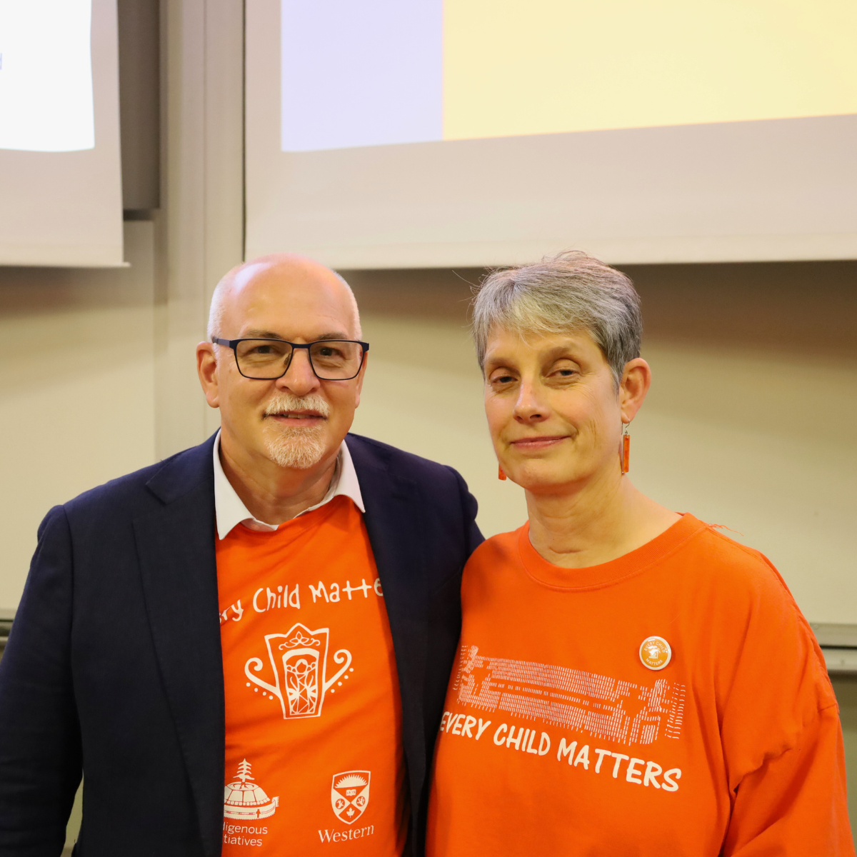 Dean Nicholas Harney and Assistant Dean, Equity, Diversity, Inclusion and Decolonization Kim Clark